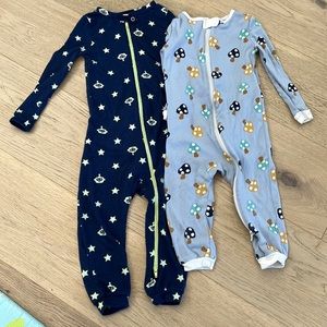 Toddler boy 18-24 month footless sleepers